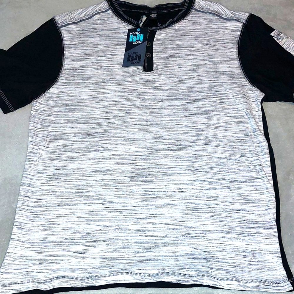 Black & Gray Men's T-Shirt